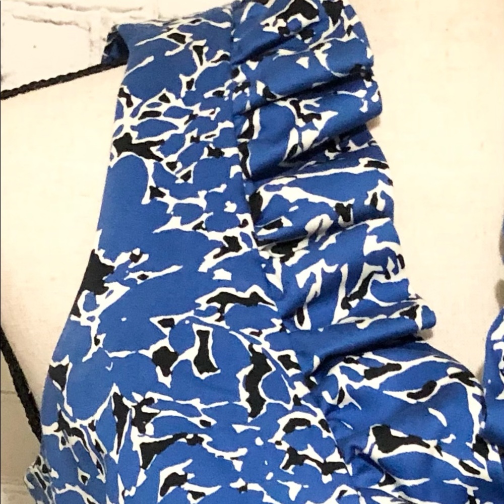 Taylor Ruffled Neck Sheath Dress - Picture 2 of 5